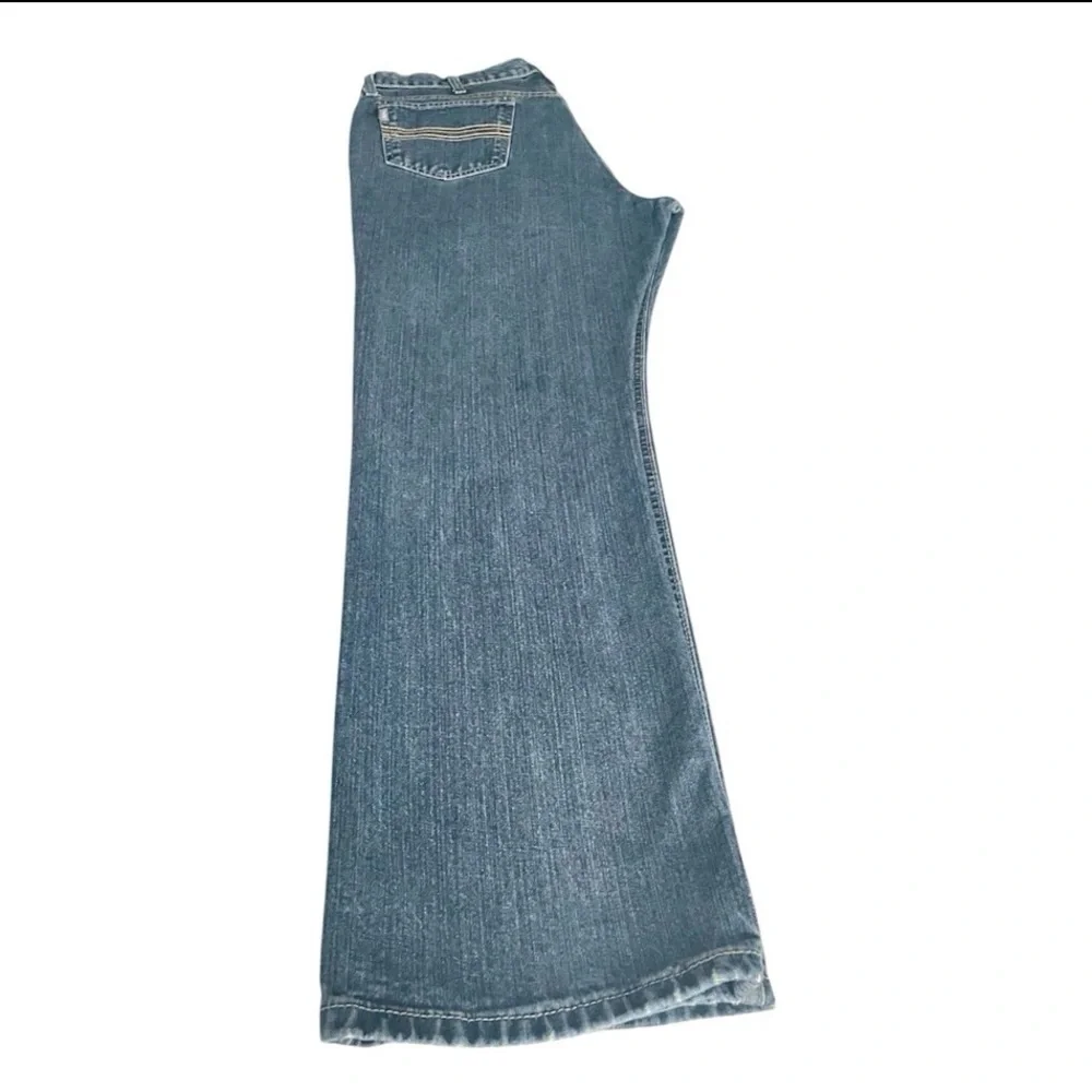 Cinch Men's Silver Label Mid Rise Slim Fit Straight Leg Jeans Medium Stonewash